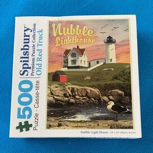 Nubble Lighthouse Puzzle - Spilsbury - 500 Piece